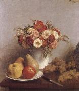 Henri Fantin-Latour Flowers and fruit Sweden oil painting artist